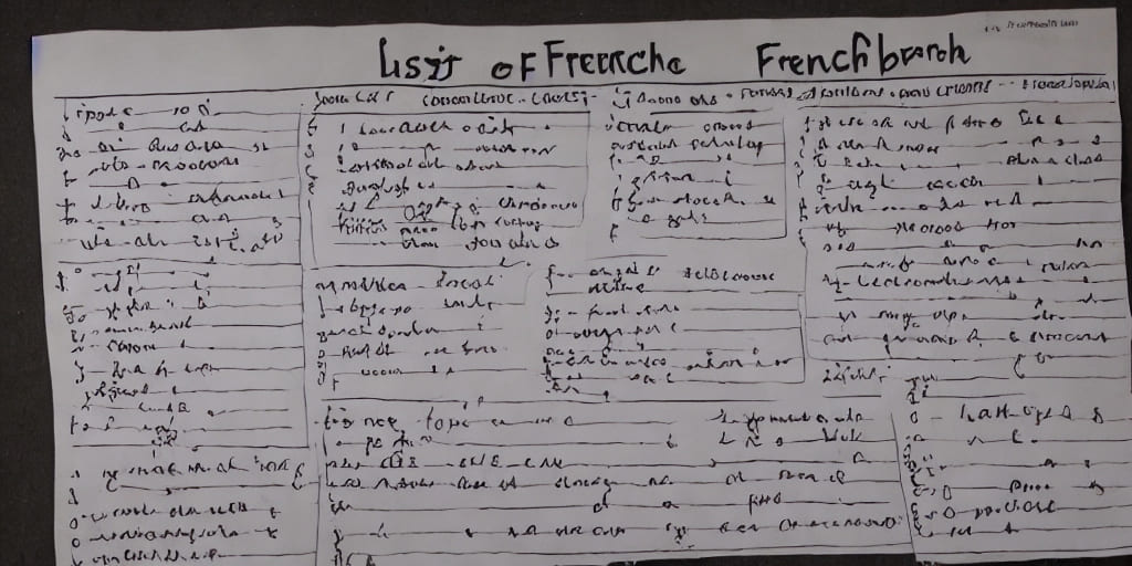 フランス語の活用一覧表